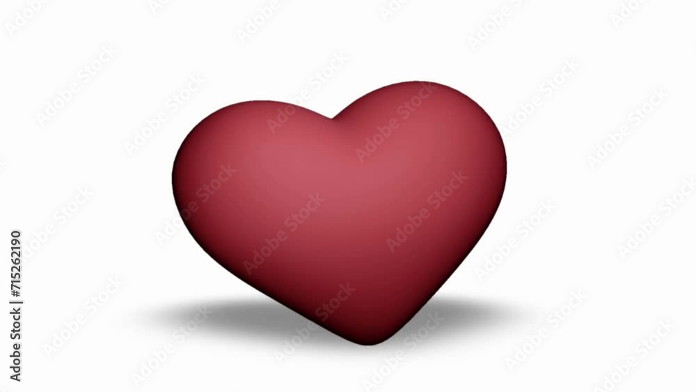 Red Hearts With Falling On Background Loopable background Neon lights heart love. Neon looped animation for music videos and fluid background