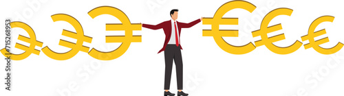 Euro, Symbol, Accidents and Disasters, Organized Group, Businessman