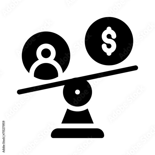 cost glyph icon