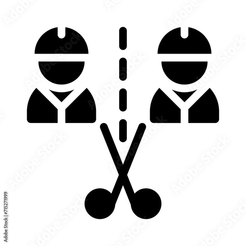 severance glyph icon