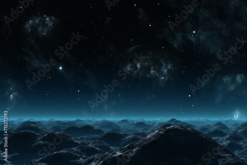 Deep space background with stars and nebula