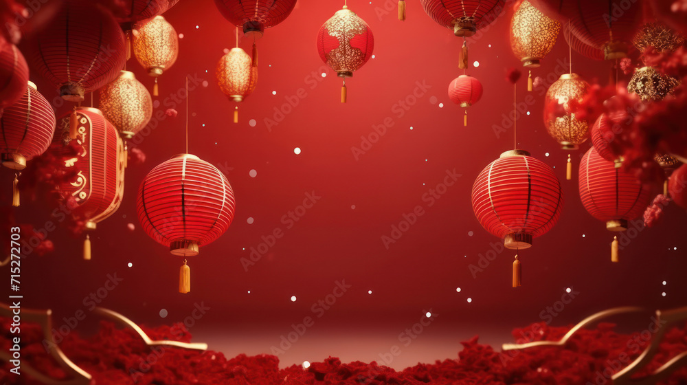 Obraz premium Chinese New Year background.