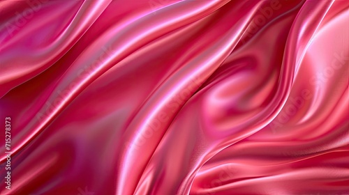Abstract background depicting smooth silk fabric, a realistic vector illustration, AI Generated.