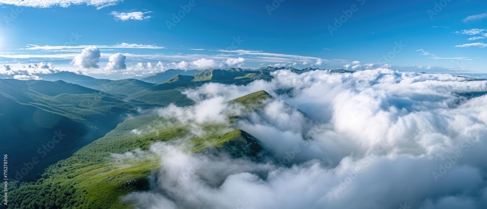 Mountains in the Clouds, Ai Generated