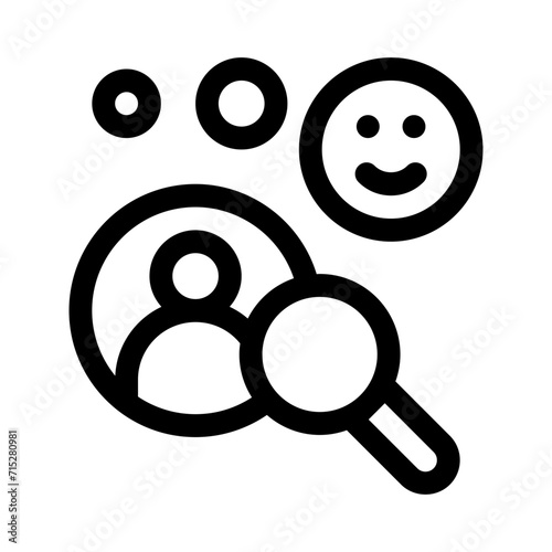 behaviour line icon