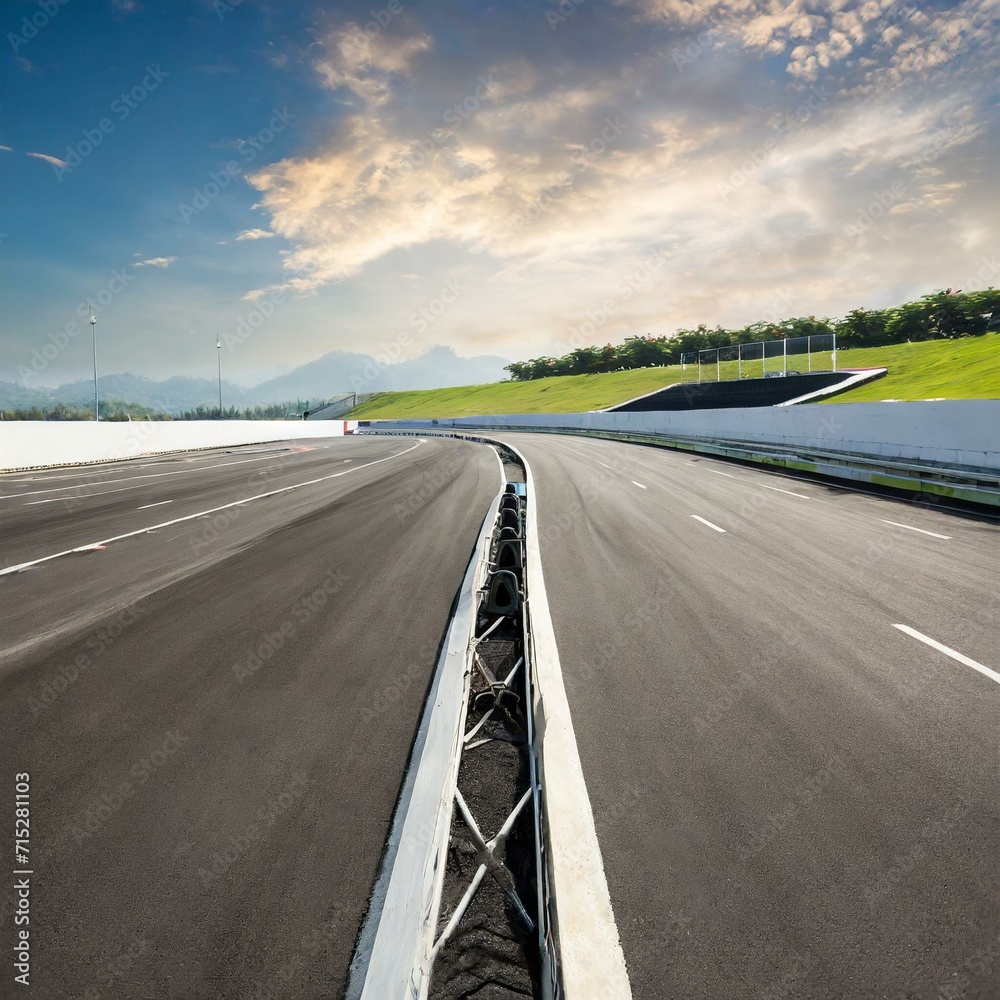 Fototapeta premium driving on highway