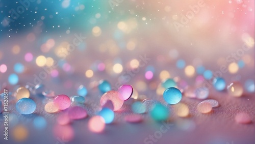 A dreamy world of pastel hues  as a mesmerizing bokeh background  abstract background