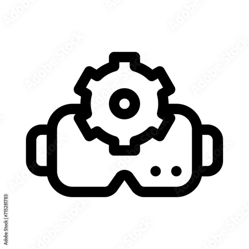 settings line icon
