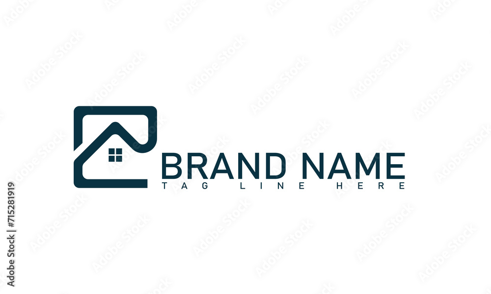 Real Estate Logo Vector. Logo Design Concept Template for Property Real Estate Company. Modern Logo Illustration with House Icon in Gradient Colours