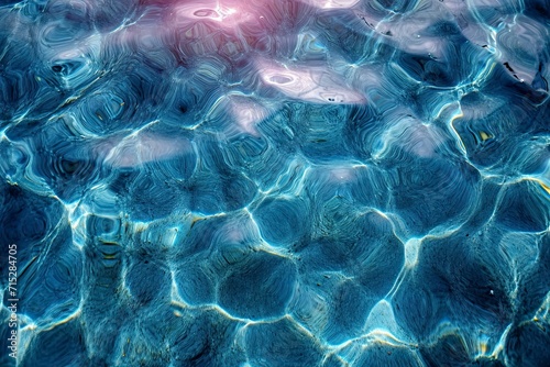 Water ripple, texture, blue background