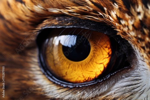 Macro Owl Eye