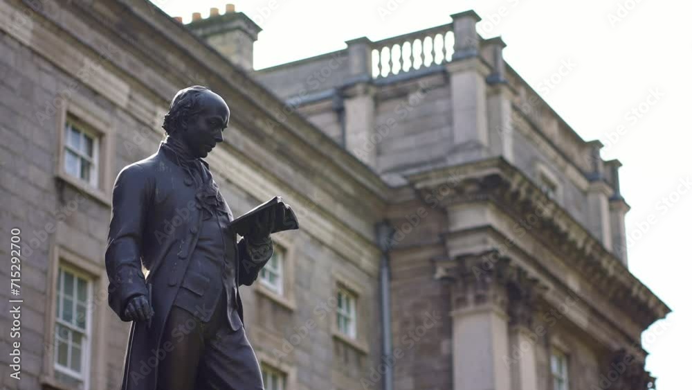 Oliver Goldsmith's statue outside Trinity College Dublin, Ireland.
Oliver Goldsmith's statue outside Trinity College Dublin, Ireland.
