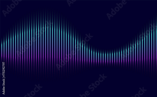 Sound Wave Equalizer Abstract Background
