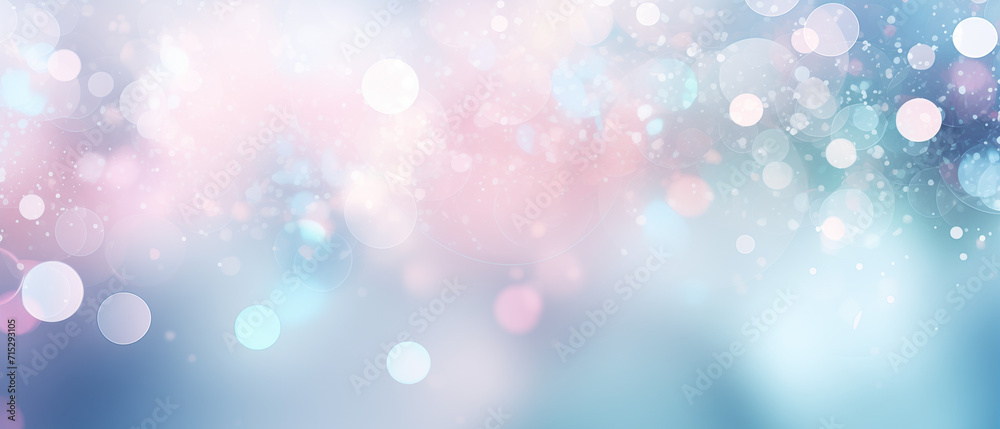 abstract light blue and white bokeh background 