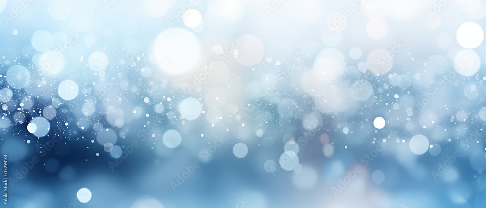 abstract light blue and white bokeh background 