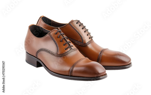 Classic Oxford Shoes Isolated on a transparent background