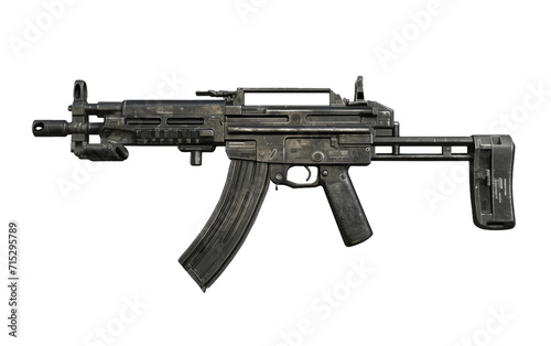 PDS SMG Isolated on White on a transparent background