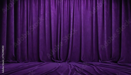 Wallpaper Mural Silk Purple stage curtains background  Torontodigital.ca