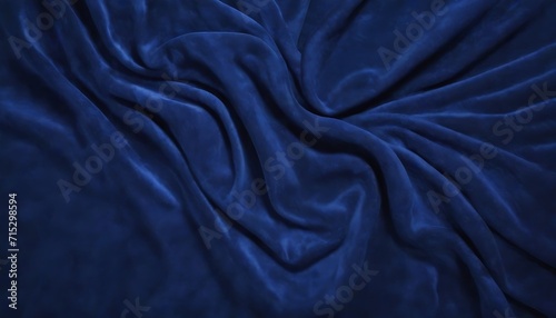 Wavy blue velvet texture background 