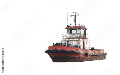 Marine Vessel Isolated View on a transparent background