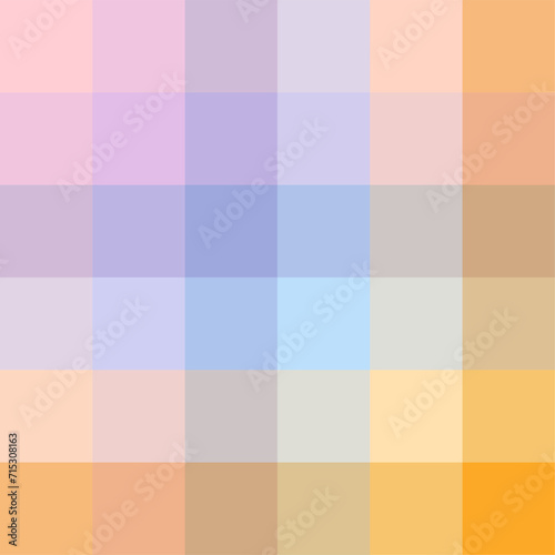 Checkered background image, bright colors, pastel sweet style