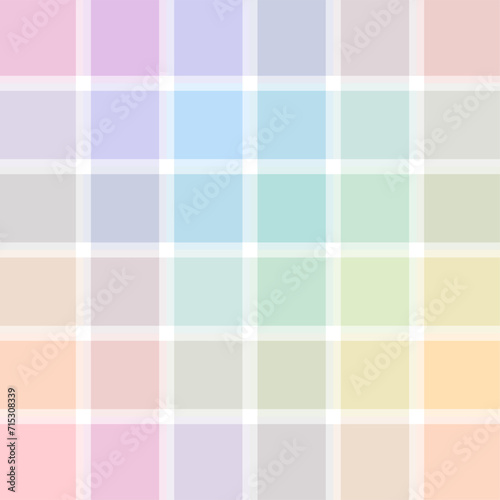 Checkered background image, bright colors, pastel sweet style