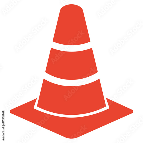 カラーコーン　アイコン