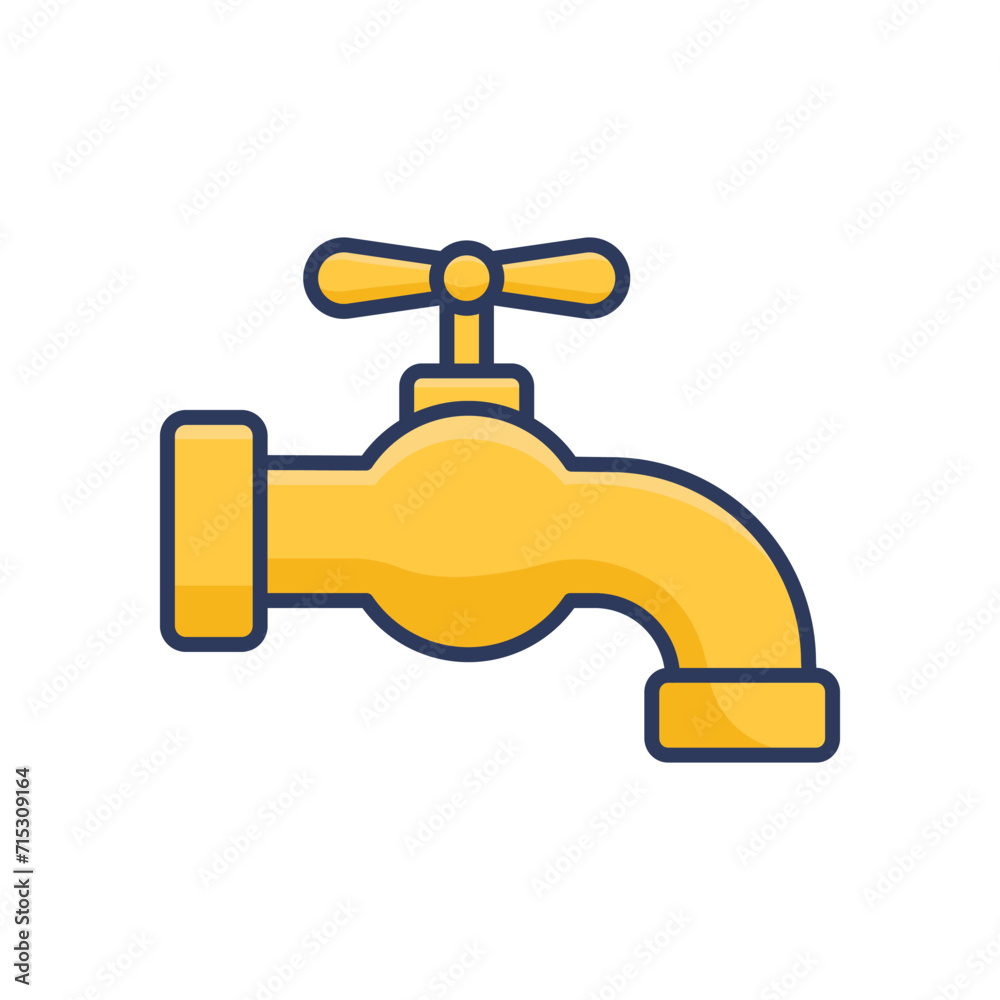 water tap icon vector design template simple and clean