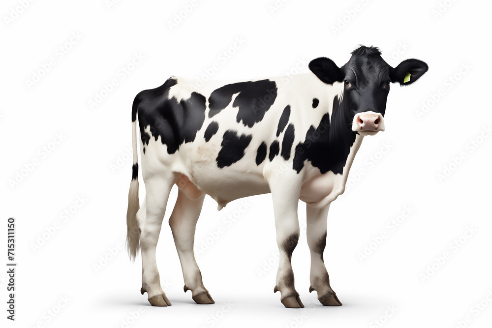 cow and calf isolated on white cow and calf isolated on white