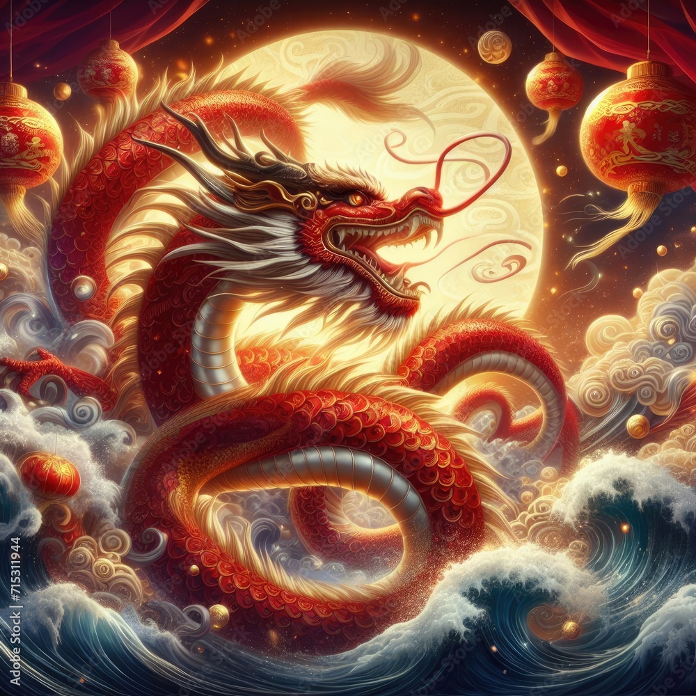Chinese New Year Splendor: Grand Celebration of the Dragon Zodiac Chinese New Year Splendor: Grand Celebration of the Dragon Zodiac
