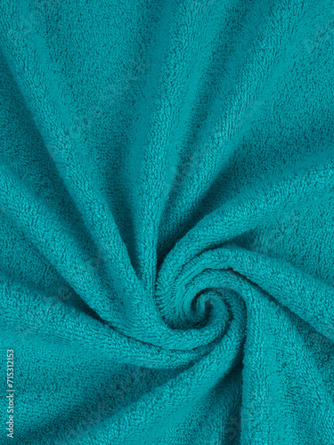 texture of a colored towel. neon color in twist