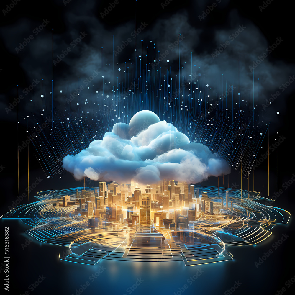 Digital Nebula: The Dance of Cloud Computing