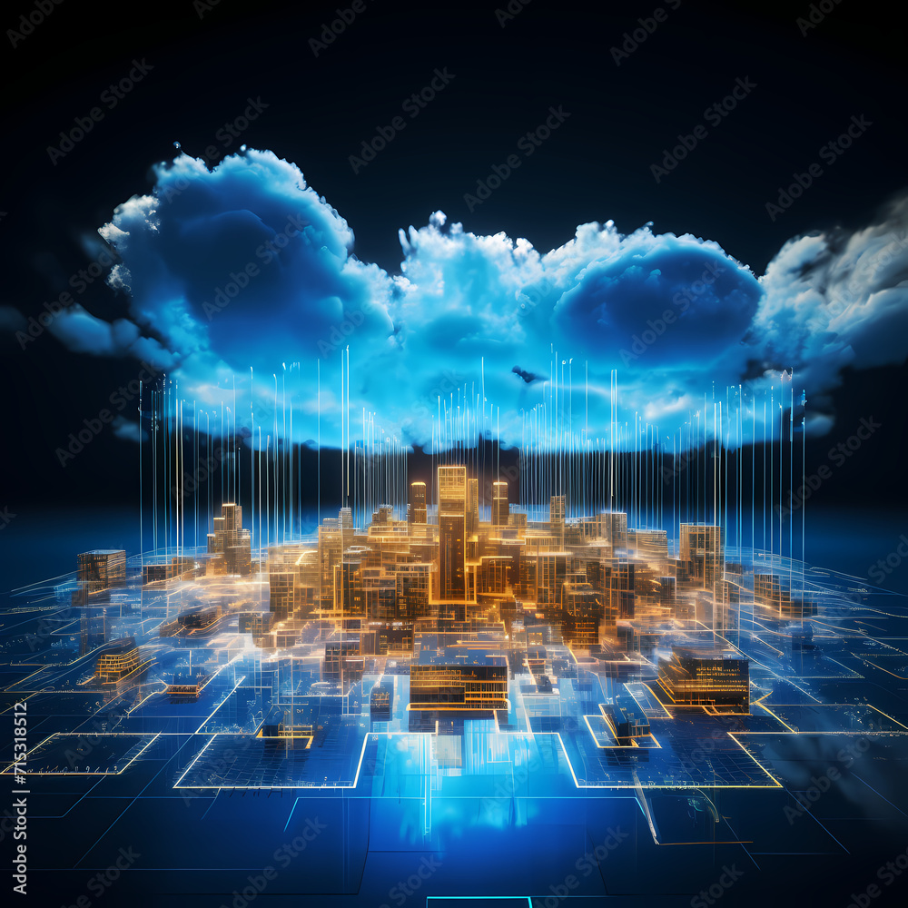 Digital Nebula: The Dance of Cloud Computing