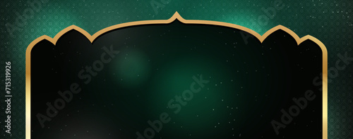green mosque beautiful islamic background