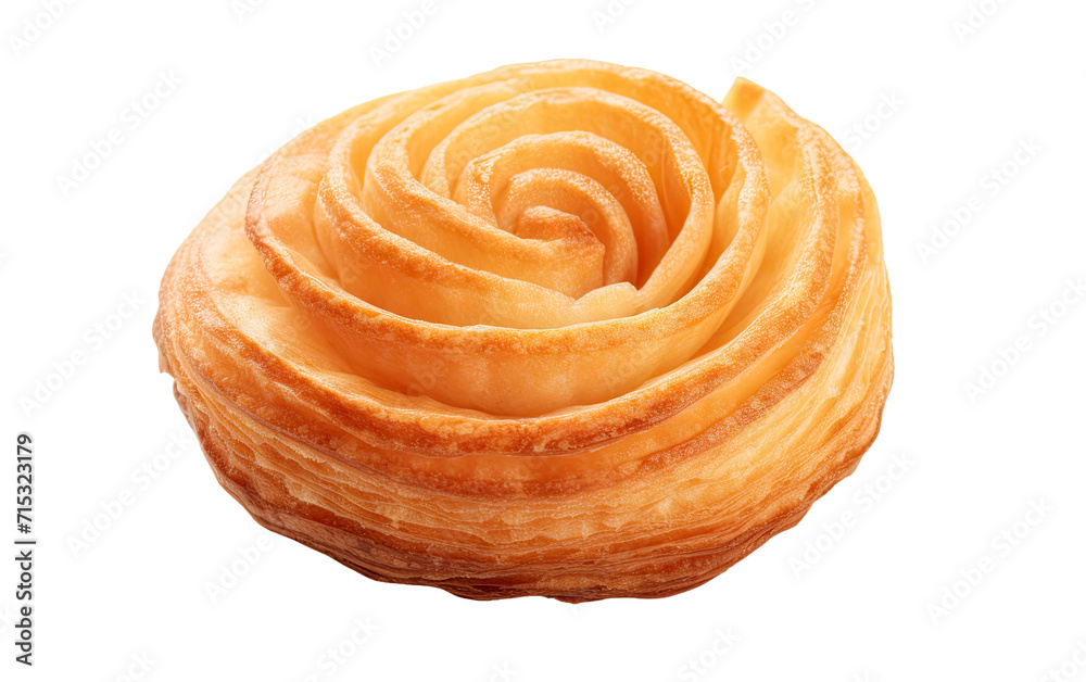 Fototapeta premium A Pastry , A Symphony of Texture and Flavor in Delicious Way on a White or Clear Surface PNG Transparent Background.