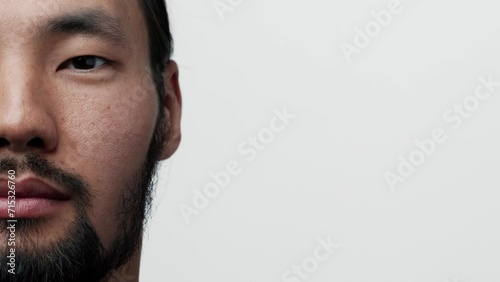 Happy Group Attractive People of Different Ages and Multi-ethnic Close up Collage. Montage of Positive Humans Looking at Camera. Concept of Various Many Race, Equality, Diverse, Nationality View 4k