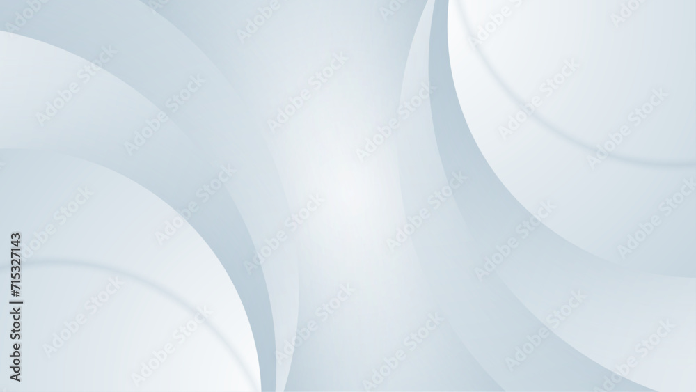 Obraz premium White vector abstract geometrical shape modern background. White vector presentation background for poster, banner, wallpaper, mockup, flyer, and report