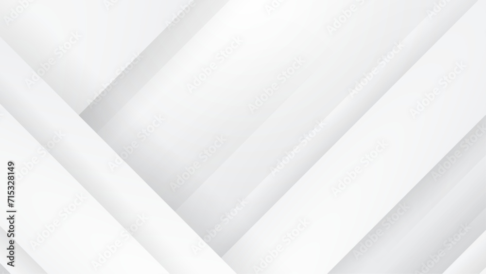 White vector abstract geometrical shape modern background. White vector presentation background for poster, banner, wallpaper, mockup, flyer, and report