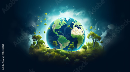 World environment day concept ecology protection environment, environmental protection background