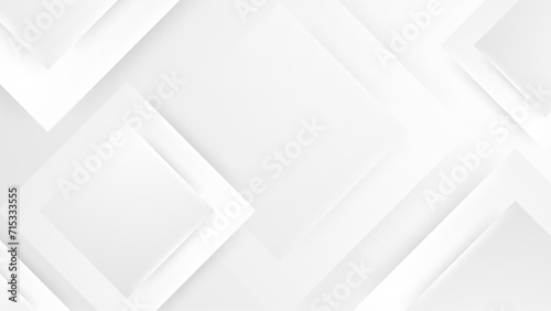 White vector abstract geometric shapes background. Vector presentation background for business, corporate, institution, party, festive, seminar, and talks.