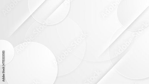 White vector abstract geometric shapes background. Vector presentation background for business, corporate, institution, party, festive, seminar, and talks.