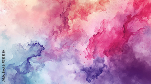 Bright watercolor background with soft pastel colors creates a beautiful abstract pattern