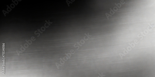 Black dark gray silver white wave abstract background for design. Light wave, wavy line. Ombre gradient. Noise rough grungy grain brushed metal metallic effect. Matte shimmer.Web banner.Wide.Panoramic