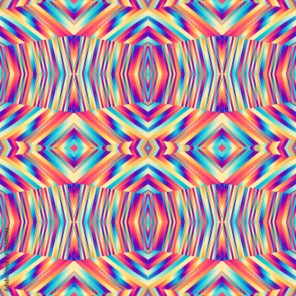 Navajo style geometric seamless pattern Navajo style geometric seamless pattern