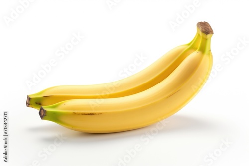 Banana on white background
