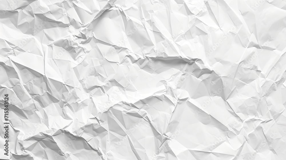 Dive into the tactile beauty of a white crumpled paper texture background. Ai Generated. Dive into the tactile beauty of a white crumpled paper texture background. Ai Generated.