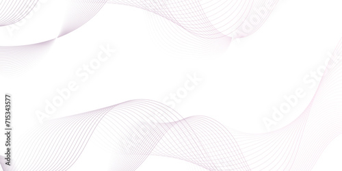Abstract pink wavy lines Digital frequency track equalizer background. Curved wave smooth stripe seamless pattern. Wave lines created using blend tool. graphic design template banner business wave.