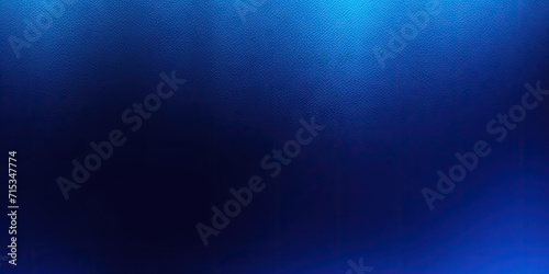 Black dark azure cobalt sapphire blue abstract background. Color gradient. Geometric shape. Wave, wavy curved line. Rough grunge grain noise. Light neon metallic shine shimmer bright. Design.