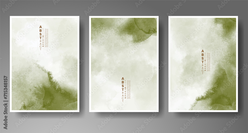 Cover template with watercolor background. Design for your cover, date, postcard, banner, logo.