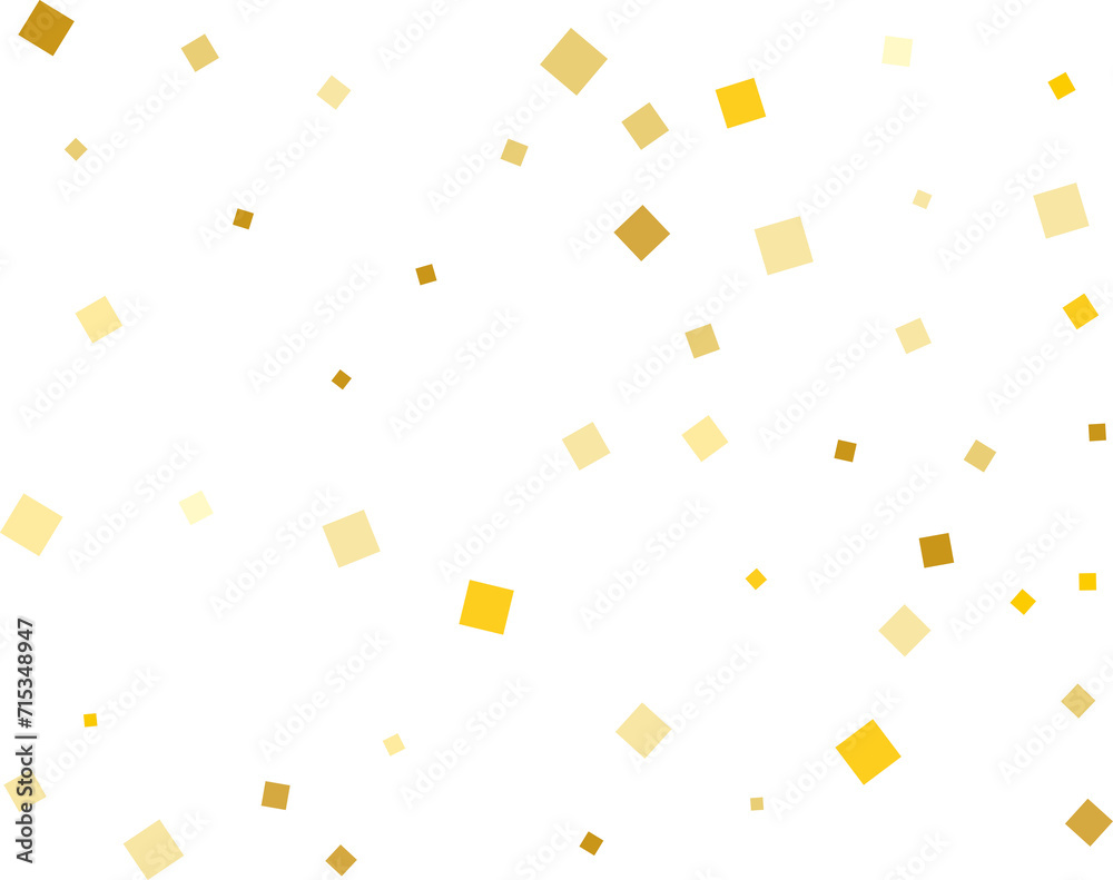 Gold Squares Confetti Gold Squares Confetti